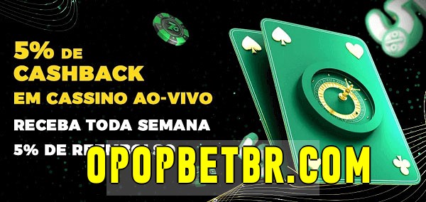 Promoções do cassino ao Vivo opopbet.com 